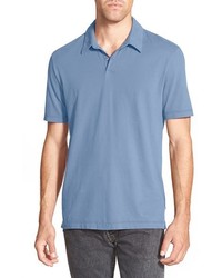 James Perse Slim Fit Sueded Jersey Polo