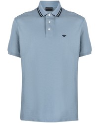Emporio Armani Stripe Detail Polo Shirt
