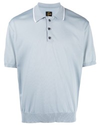 Needles Stripe Trim Short Sleeve Polo Shirt
