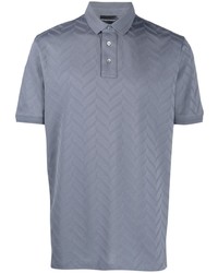 Emporio Armani Textured Knit Polo Shirt