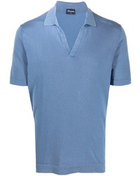 Drumohr Wingtip Collar Cotton T Shirt