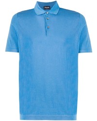 Drumohr Woven Polo Shirt