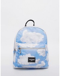 Light Blue Print Backpack