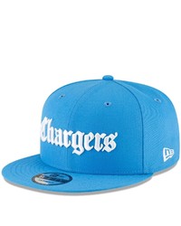 New Era Powder Blue Los Angeles Chargers Gothic Script 9fifty Snapback Hat At Nordstrom