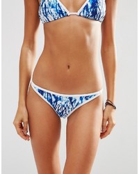 Light Blue Print Bikini Pant