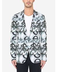 Dolce & Gabbana Dg Logo Single Breasted Blazer