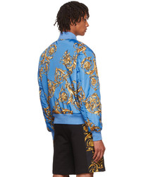 VERSACE JEANS COUTURE Blue Garland Bomber