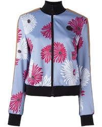 MSGM Floral Print Bomber Jacket