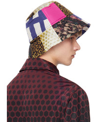 Dries Van Noten Multicolor Patchwork Bucket Hat