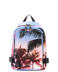 Balmain Palm Tree Print Backpack