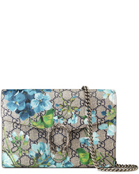 Gucci Dionysus Blooms Print Mini Chain Bag Bluenavy