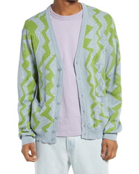 Obey Static Patterned Cardigan