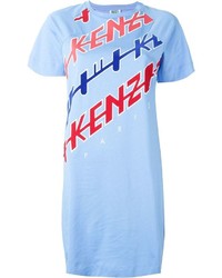 Kenzo Logo Print T Shirt Dress