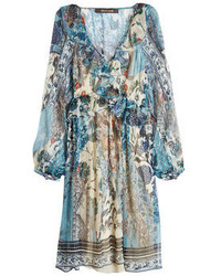 Roberto Cavalli Printed Silk Chiffon Dress