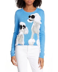 Alice + Olivia Connie Poodle Intarsia Sweater