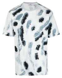 Stone Island Abstract Print T Shirt