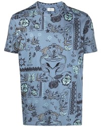 Etro All Over Print T Shirt