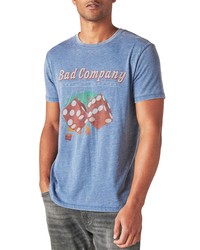 Lucky Brand Bad Company Dice Graphic Tee In Dark Denim At Nordstrom