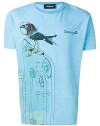 DSQUARED2 Bird Print T Shirt