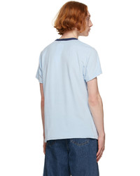 Doublet Blue Anime Velour T Shirt