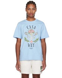 Casablanca Blue Casa Way T Shirt