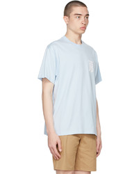 Burberry Blue Cotton Oversized Tb T Shirt