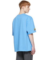 We11done Blue Cotton T Shirt