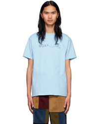 Noah Blue Cotton T Shirt