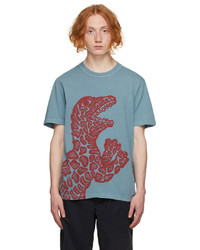 Ps By Paul Smith Blue Dino T Shirt