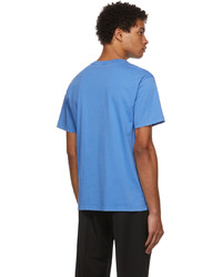 VERSACE JEANS COUTURE Blue Etichetta Patch T Shirt