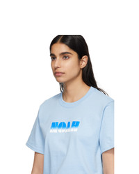 Noah NYC Blue Gradient Logo T Shirt