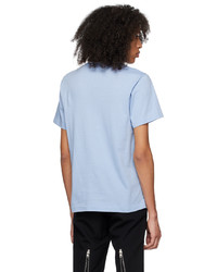 Comme Des Garcons Homme Plus Blue Graphic T Shirt