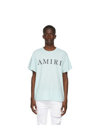 Amiri Blue Large Logo T Shirt