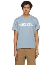 Kenzo Blue Logo T Shirt