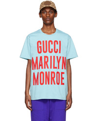 Gucci Blue Marylin Monroe T Shirt