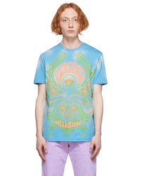 Versace Blue Medusa Music T Shirt