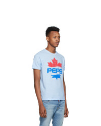 DSQUARED2 Blue Pepsi Edition Dan Fit T Shirt