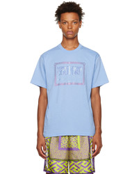 VERSACE JEANS COUTURE Blue Piece Number T Shirt