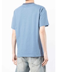 Nicholas Daley Blue Quilt Short Sleeved T Shirt
