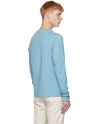 TheOpen Product Blue Symbol Half Zip T Shirt