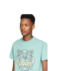 Kenzo Blue Tiger T Shirt