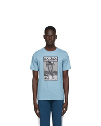 Ps By Paul Smith Blue Tokyo Cycle T Shirt