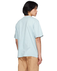 MAISON KITSUNÉ Blue Vibrant Fox T Shirt