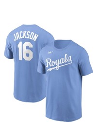 Nike Bo Jackson Light Blue Kansas City Royals Cooperstown Collection Name Number T Shirt At Nordstrom