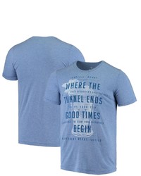 FANATICS Branded Heathered Blue Kentucky Derby Infield Tri Blend T Shirt At Nordstrom