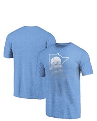 FANATICS Branded Heathered Light Blue Minnesota Twins Sport Resort Tri Blend T Shirt At Nordstrom