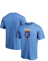 FANATICS Branded Light Blue Kansas City Royals Cooperstown Collection Forbes Team T Shirt