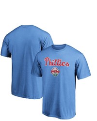 FANATICS Branded Light Blue Philadelphia Phillies Cooperstown Collection Team Wahconah T Shirt