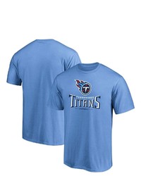 FANATICS Branded Light Blue Tennessee Titans Team Lockup Logo T Shirt