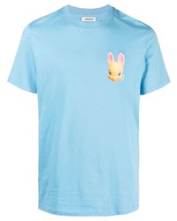 Sandro Bunny Print Organic Cotton T Shirt